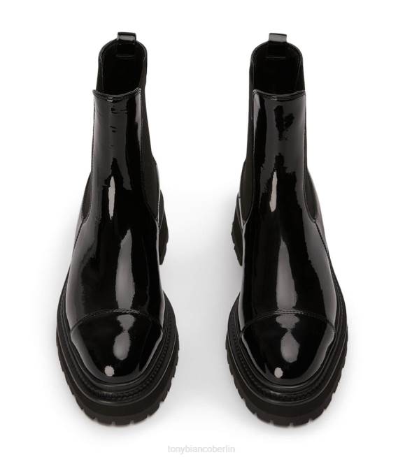 Stiefeletten| de Tony Bianco Frauen Hurricane-Stiefeletten Schwarz hochglänzend 4624514